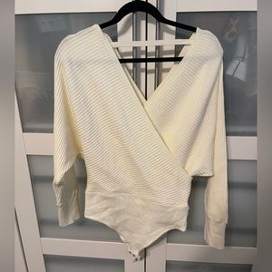 PINK LILY SWEATER BODYSUIT